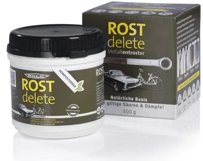 Obrázok produktu pre ROSTdelete odstraňovač hrdze Prírodný produkt na báze kyseliny citrónovej Odstraňovač hrdze náradie na bicykel auto motorku bez toxických výparov Skutočný odstraňovač hrdze 500g