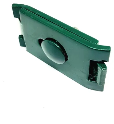 Produktbild von 10x Eckverbinder Zaun Verbinder in Zaunfarbe Mattenverbinder für Doppelstabmatten RAL 6005 (Moosgrün)