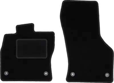 Immagine prodotto di Wielganizator tappetini auto velours anteriori adatto per Skoda Octavia III (2012-2020, liftback, berlina, variant, station wagon) neri, set 2 pz, con fissaggi