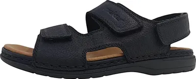 Produktbild von Rieker Tieffußbett Sandaletten in schwarz, Gr. 42