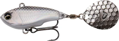 Produktbild von Savage Gear Fat Tail Spin White Silver 6,5 cm 16 g Wobbler