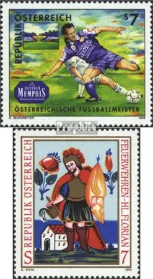 Produktbild von Briefmarken Österreich 1998 Mi 2250,2251 (kompl.Ausg.) postfrisch Fußballmeister