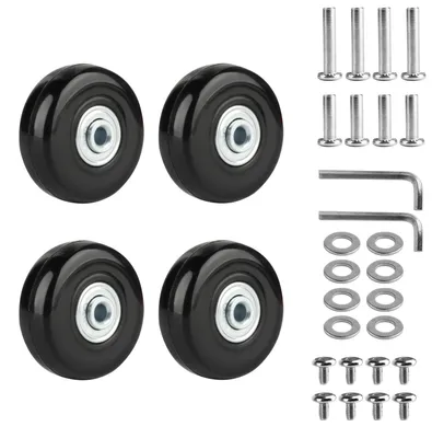Produktbild von Set mit 4 Ersatzrädern für Koffer, 40 x 17 mm