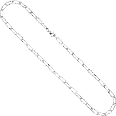 Produktbild von Halskette Kette 925 Sterling Silber diamantiert 50 cm