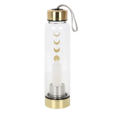 Produktbild von Something Different - Wasserflasche, Mondphasen, Quarz SD5392 (Einheitsgröße) (Transparent/Gold)