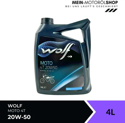 Produktbild von Wolf Moto 4T 20W-50 4 Liter  (1043816)