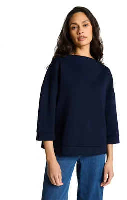 Obrázok produktu pre TOM TAILOR Dámska mikina, model 1049043, farba 10668 - modrá (Sky Captain Blue), veľkosť XL (EU)