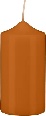 Produktbild von Stumpen Kerzen Cotto 30 x Ø 7 cm, 6 Stück getauchte Stumpenkerzen mit Spitzkopf in RAL Qualität