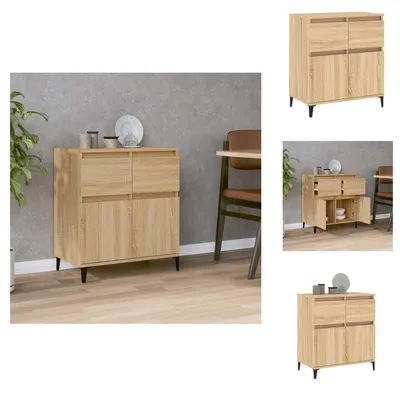 Obrázok produktu pre vidaXL Príborník Sonoma dub 60x35x70 cm materiál na báze dreva - Príborníky