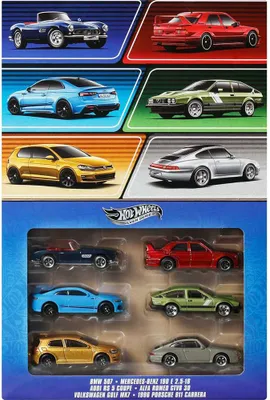 Produktbild von Hot Wheels Euro Style Multipack, Fahrzeug-Set, 3 Jahr(e), Metall, Mehrfarbig