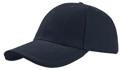 Produktbild von Atlantis Liberty Baseballkappe mit 6 Paneelen, aus gebürsteter Baumwolle LT901 (Einheitsgröße) (Marineblau/Marineblau)