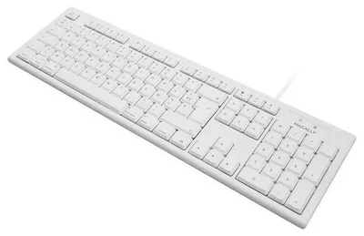 Produktbild von Macally QKEY-FR, erweiterte USB-A 105-Tasten-Tastatur mit Ziffernblock für Mac, französisches AZERTY-Layout