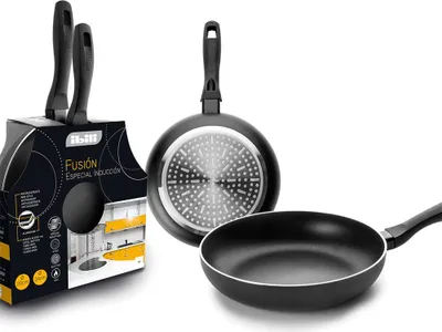 Immagine prodotto di Set di padelle Ibili Fusion 20-24 cm, argento  Argento, taglia unica