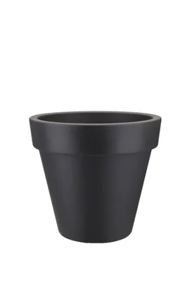 Produktbild von Elho Greenville Rund 40 - Blumentopf - Living Schwarz - Außen - Ø 39 x H 36.8 cm