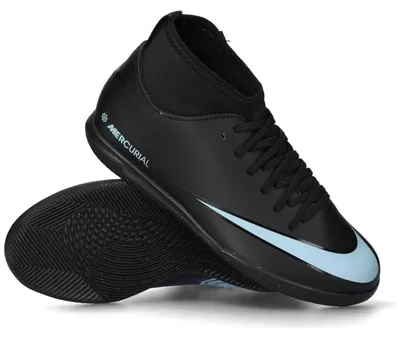 Produktbild von Fußballschuhe Nike Jr. Mercurial Superfly 10 Club "Black/Ice Blue" für Kinder