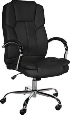 Zdjęcie produktu dla Ergonomiczne krzesło biurowe - wygodne krzesło - szerokość siedziska XXL, wytrzymałe | kolor: czarny