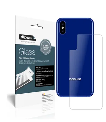 Produktbild von 2x Schutzfolie für Doogee X50L Rückseite matt - Anti-Shock 9H Folie dipos Glass Kunststoffglas