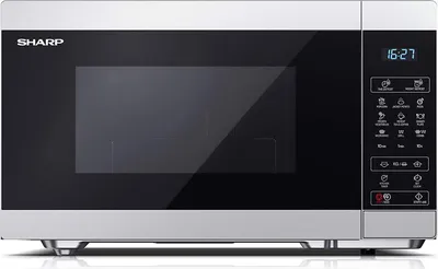 Produktbild von Sharp Home Appliances YC-MG81E-S, Arbeitsplatte, Grill-Mikrowelle, 28 l, 900 W, Eingebautes Display, Berührung