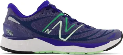 A side view of a New Balance running shoe.