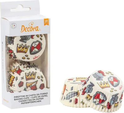 Obrázek produktu pro Košíčky na muffiny 36ks rytíř