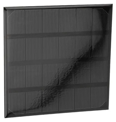 Zdjęcie produktu dla Panel słoneczny mini - Monokrystaliczny krzem - 2 W - 6 V - Na camping i do ogrodu