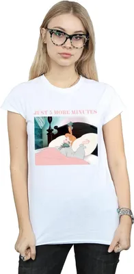 Produktbild von Disney - "Princess Just Five More Minutes" T-Shirt für Damen BI37312 (M) (Weiß)