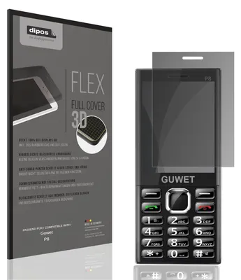 Image de Full Cover Privacy Film pour Guwet P8 Film de protection visuelle ecrán