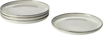 Produktbild von IKEA Gladelig Dessert Teller 20cm grau (4 Stück Pack) aus Steinzeug