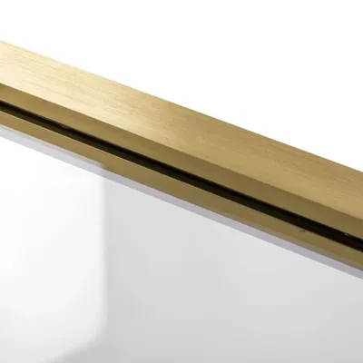 Zdjęcie produktu dla Kabina Prysznicowa Narożna Rapid Slide Złota Szczotkowana 120x80