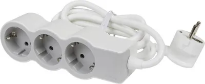 Produktbild von Legrand 694567, 5 m, Drinnen, Abgewinkelt, Grau, Weiß, 3 AC-Ausgänge, 820 g