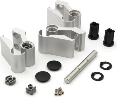 Produktbild von Schüco Aufsatztürband 279565 silber, 36 mm, nach innen oder außen öffnend