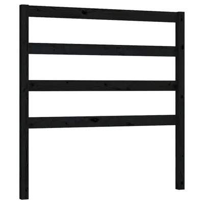Produktbild von Kopfteil Schwarz 96x4x100 cm Massivholz Kiefer