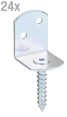 Zdjęcie produktu dla GAH-Alberts 212209, Stal, Wspornik, Stal, Powłoka elektrogalwaniczna, 5 mm, 6 szt.