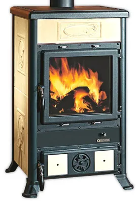 Immagine prodotto di La Nordica Holzofen | ROSSELLA R1.16 Vetroceramica | 9,0 kW | Liberty Panna