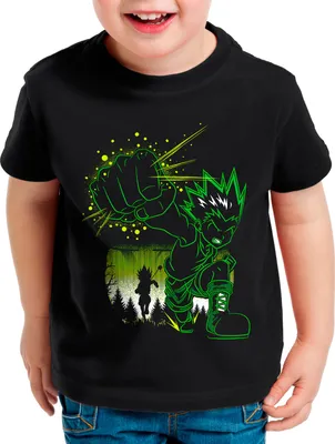 Produktbild von BaumwolleCloud The Jajanken Kinder T-Shirt hunter anime japan manga x