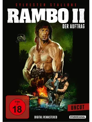Obrázek produktu pro PLAION 1077433, Film, DVD, Německý, Angličtina, Francouzština, 92 min, RAMBO: FIRST BLOOD PART II, Dobrodružství