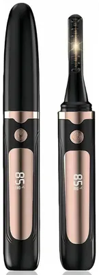 Produktbild von Beheizbare Wimpernzange mit 4 Temperaturstufen, USB-C Aufladung und Anti-Verbrühungs-Kamm