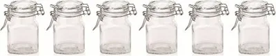 Produktbild von Petit Bügelverschlussglas eckig 100 ml 6er Set