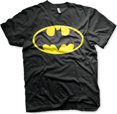 Produktbild von Batman Signal Logo T-Shirt - Small - Black