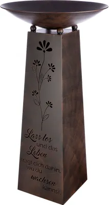 Produktbild von Gilde Metall Schalenständer "Lass los" VE 4 69209