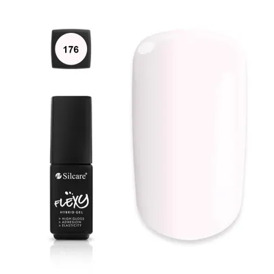 Produktbild von Silcare Hybridlack 176, 4,5g - Professioneller UV-Nagellack für langlebige Hybridnägel mit intensiver Farbe und Glanz