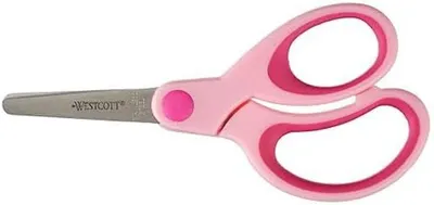 Produktbild von WESTCOTT Bastelschere Kids Softgrip rund 130 mm pink für Rechtshänder