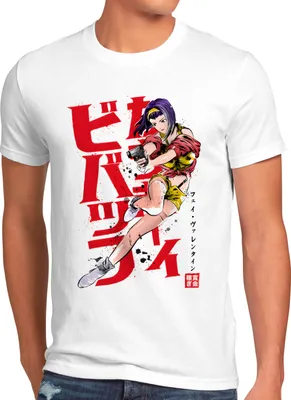 Produktbild von style3 Faye in Action Herren T-Shirt bebop anime manga swordfish