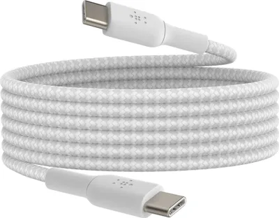 Zdjęcie produktu dla Belkin BOOST CHARGE pleciony kabel USB-C/USB-C 2 m biały CAB004bt2MWH