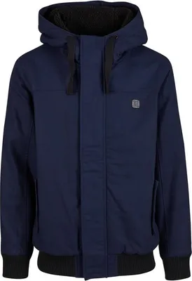 Produktbild von Essential Jacke für Herren aus Canvas mit Teddyfutter in Marineblau Größe M