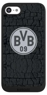 Produktbild von NIVOCASE Handyhülle für Apple iPhone SE (2020)  Hülle NIVOpure Case Schwarz BVB Borussia Dortmund Trikot
