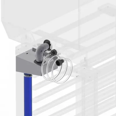 Produktbild von Installationskit für einen Kombidämpfer an eine Abzugshaube