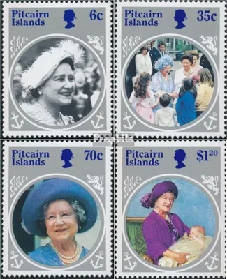 Produktbild von Briefmarken Pitcairn 1985 Mi 261-264 (kompl.Ausg.) postfrisch Königinmutter Elisabeth
