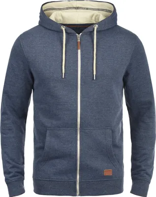 Produktbild von BLEND BHHulker Herren Sweatjacke Kapuzenjacke Hoodie mit Kapuze Reißverschluss Kängurutasche Baumwollmischung Regular fit