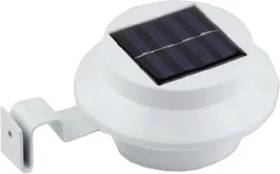Produktbild von 2er Set Solarleuchte Dachrinnenleuchte Solar Leuchte Garten Solarlampe Weiß